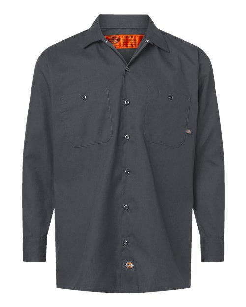 Dickies Men's Industrial Long Sleeve Work Shirt L535