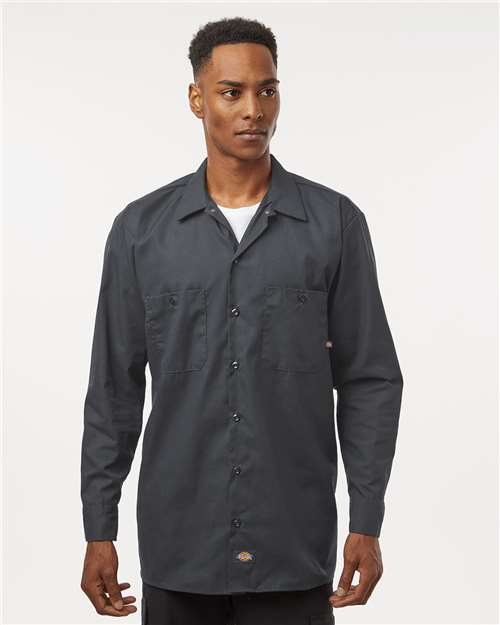 Dickies Men's Industrial Long Sleeve Work Shirt L535