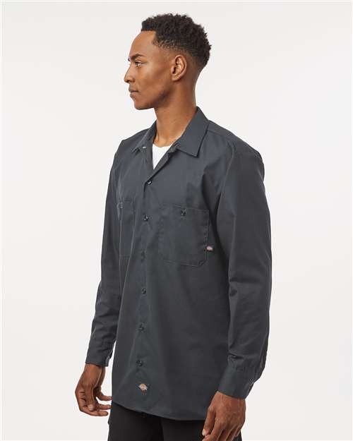 Dickies Men's Industrial Long Sleeve Work Shirt L535