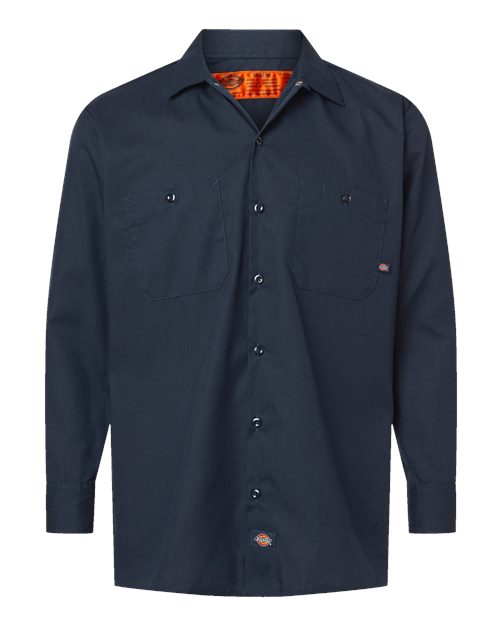 Dickies Men's Industrial Long Sleeve Work Shirt L535
