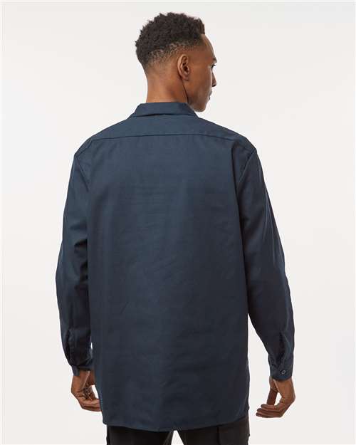 Dickies Men's Industrial Long Sleeve Work Shirt L535