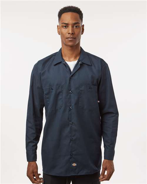 Dickies Men's Industrial Long Sleeve Work Shirt L535