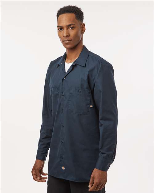 Dickies Men's Industrial Long Sleeve Work Shirt L535