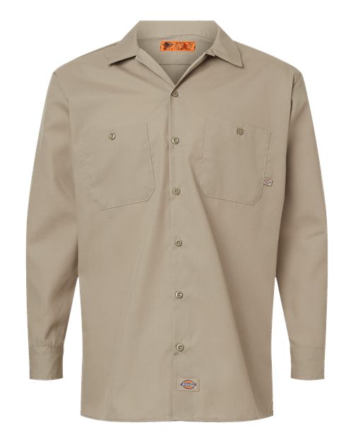 Dickies Men's Industrial Long Sleeve Work Shirt L535