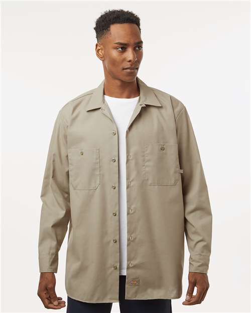 Dickies Men's Industrial Long Sleeve Work Shirt L535