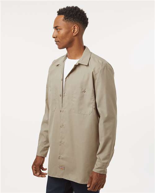 Dickies Men's Industrial Long Sleeve Work Shirt L535