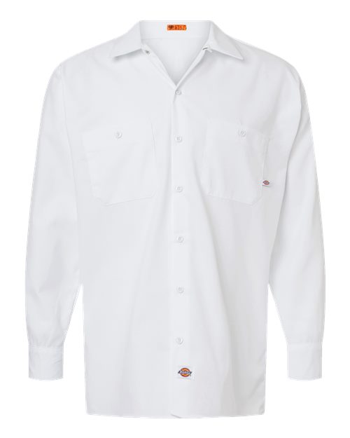 Dickies Men's Industrial Long Sleeve Work Shirt L535