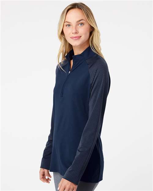 Adidas Women's Ultimate365 Lightweight Raglan Quarter-Zip Pullover A521