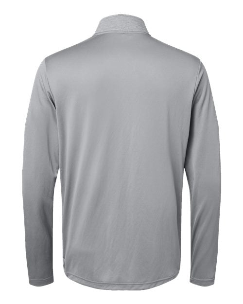 Adidas Men's Ultimate365 Heather Block Print Quarter-Zip Pullover A522