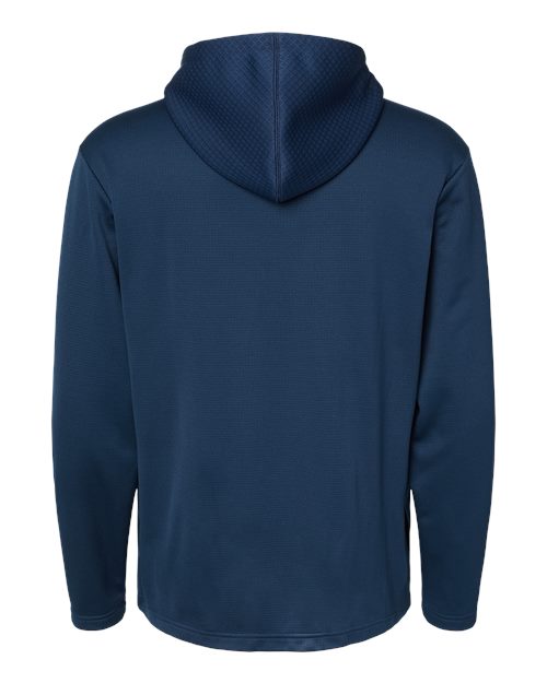 Adidas Men's Textured Mixed Media Midweight Hooded Sweatshirt A530