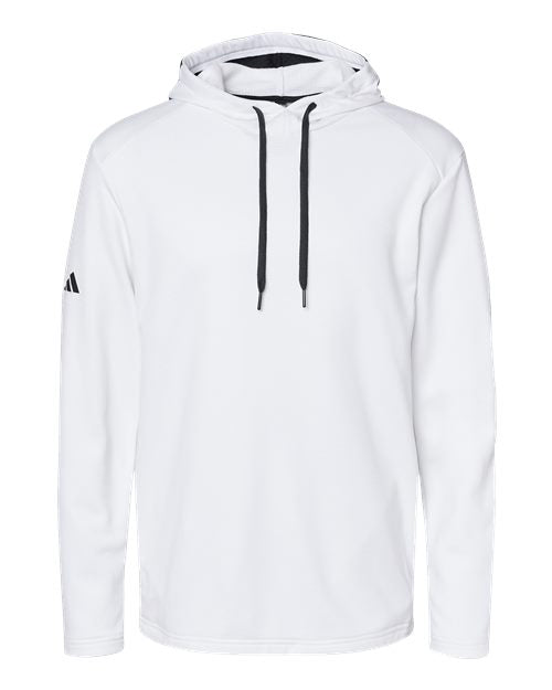 Adidas Men's Textured Mixed Media Midweight Hooded Sweatshirt A530