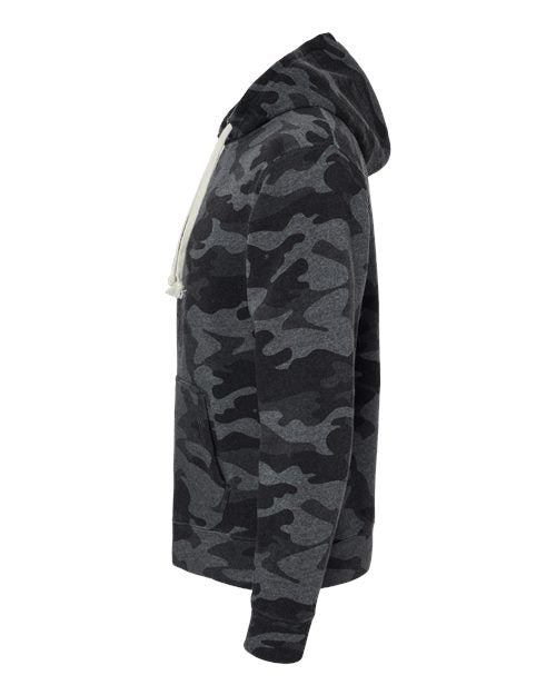J. America Men's Triblend Fleece Hooded Sweatshirt 8871