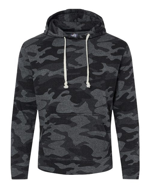 J. America Men's Triblend Fleece Hooded Sweatshirt 8871