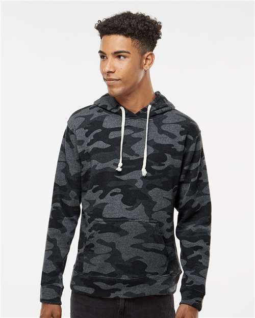 J. America Men's Triblend Fleece Hooded Sweatshirt 8871