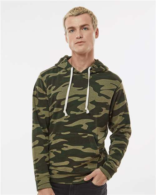 J. America Men's Triblend Fleece Hooded Sweatshirt 8871