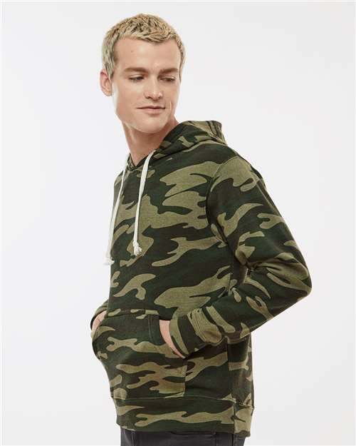 J. America Men's Triblend Fleece Hooded Sweatshirt 8871