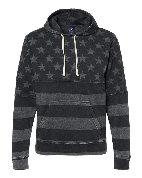 J. America Men's Triblend Fleece Hooded Sweatshirt 8871