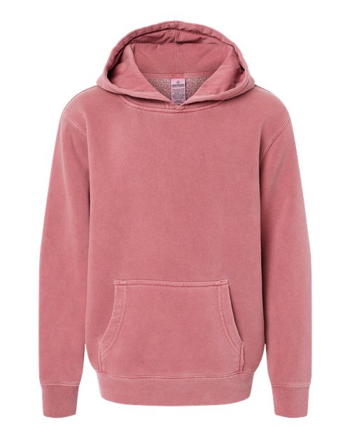 Independent Trading Co. Youth Midweight Pigment-Dyed Hooded Sweatshirt PRM1500Y