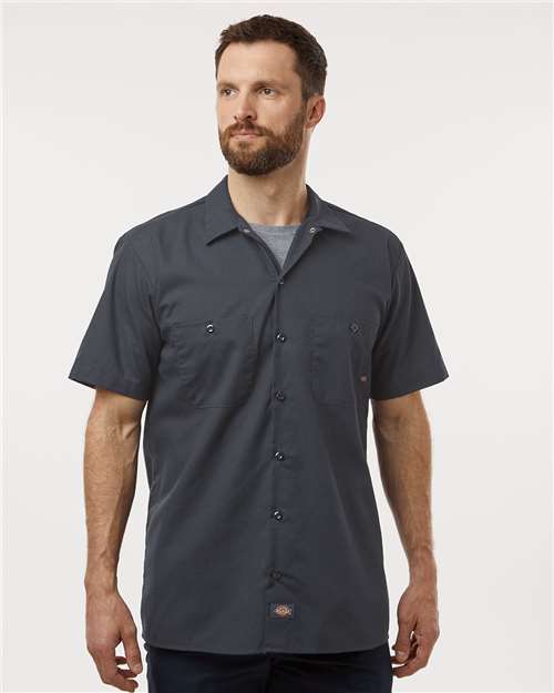 Dickies Men's Industrial Short Sleeve Work Shirt S535