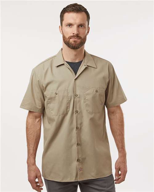 Dickies Men's Industrial Short Sleeve Work Shirt S535