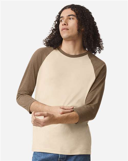 American Apparel Unisex CVC Raglan Tee 2003CVC