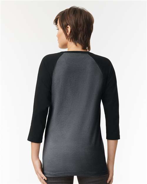 American Apparel Unisex CVC Raglan Tee 2003CVC