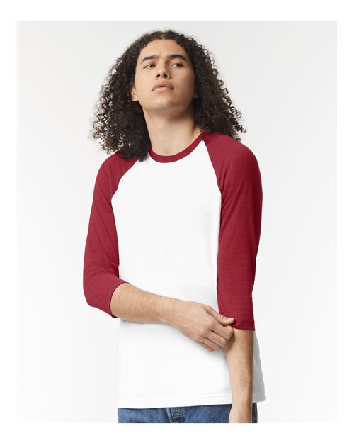 American Apparel Unisex CVC Raglan Tee 2003CVC