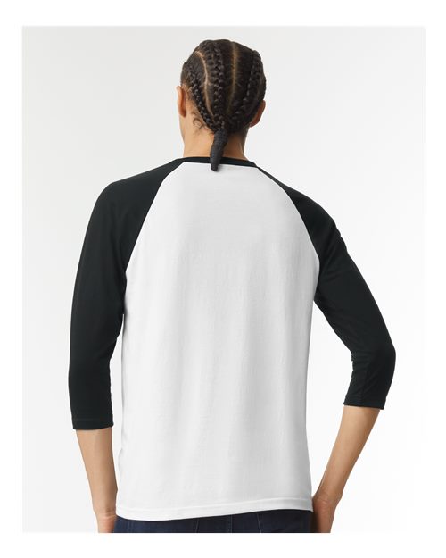 American Apparel Unisex CVC Raglan Tee 2003CVC