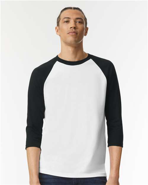 American Apparel Unisex CVC Raglan Tee 2003CVC