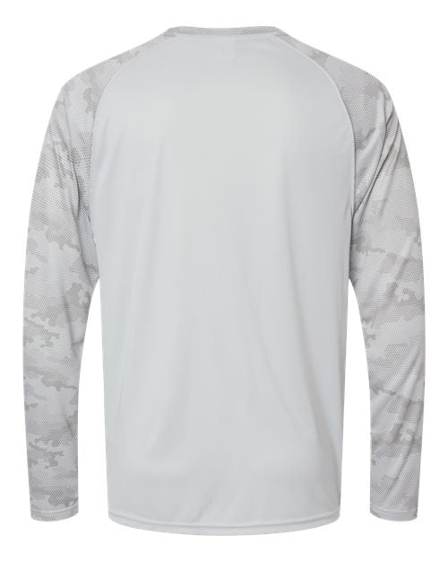 Paragon Unisex Cayman Performance Camo Colorblocked Long Sleeve T-Shirt 216