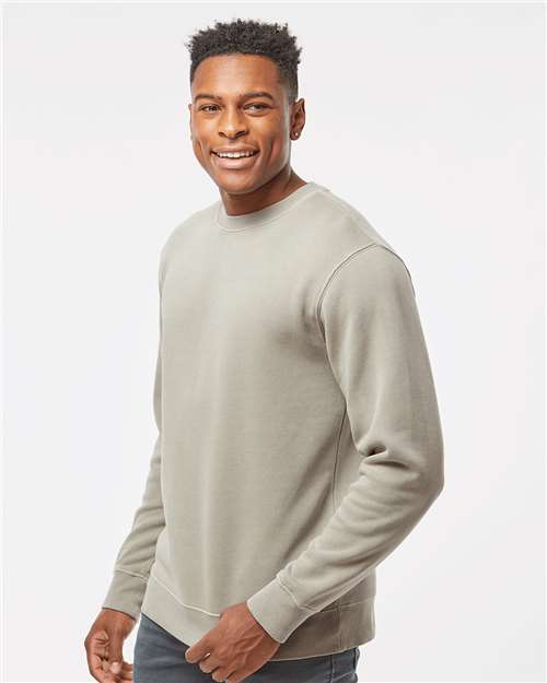 Independent Trading Co. Unisex Midweight Pigment-Dyed Crewneck Sweatshirt PRM3500