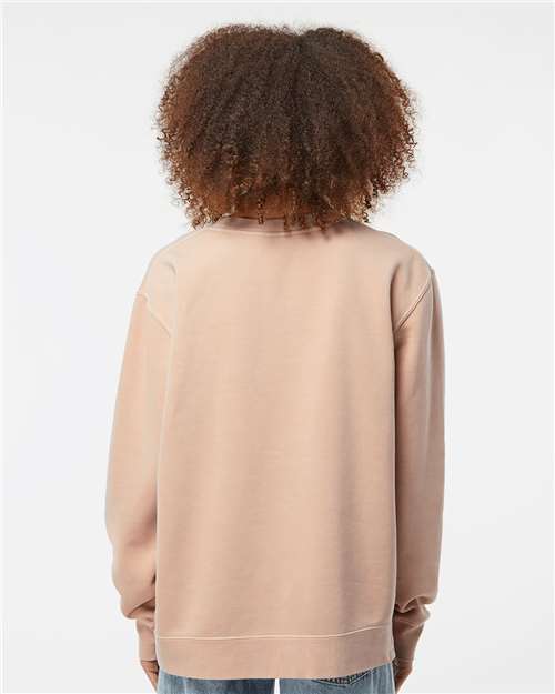 Independent Trading Co. Unisex Midweight Pigment-Dyed Crewneck Sweatshirt PRM3500