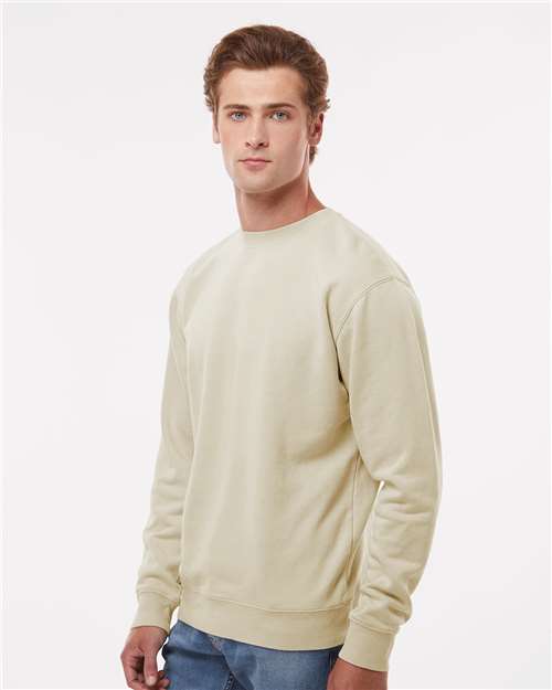 Independent Trading Co. Unisex Midweight Pigment-Dyed Crewneck Sweatshirt PRM3500