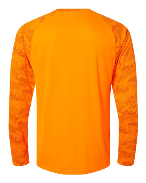 Paragon Unisex Cayman Performance Camo Colorblocked Long Sleeve T-Shirt 216